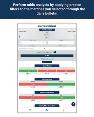 Odds Analysis android App screenshot 1